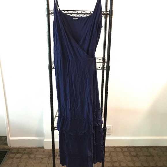 Blue Express wrap dress - Picture 2 of 4